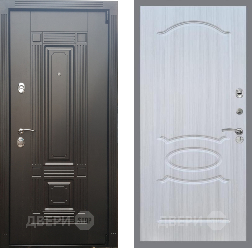 Входная металлическая Дверь Рекс (REX) 9 FL-128 Сандал белый в Электрогорске