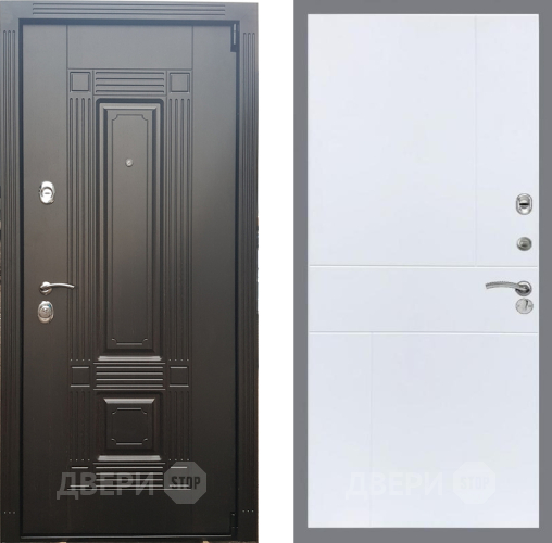 Входная металлическая Дверь Рекс (REX) 9 FL-290 Силк Сноу в Электрогорске