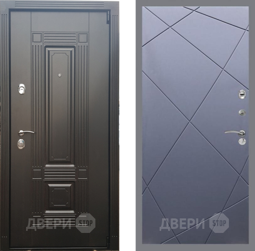 Входная металлическая Дверь Рекс (REX) 9 FL-291 Силк титан в Электрогорске