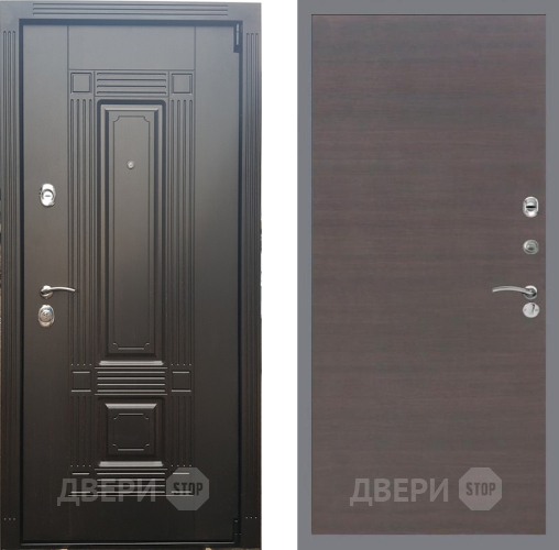 Входная металлическая Дверь Рекс (REX) 9 GL венге поперечный в Электрогорске
