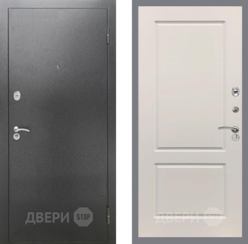 Входная металлическая Дверь Рекс (REX) 2А Серебро Антик FL-117 Шампань в Электрогорске