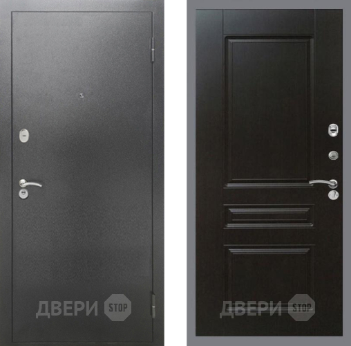 Входная металлическая Дверь Рекс (REX) 2А Серебро Антик FL-243 Венге в Электрогорске