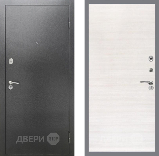 Дверь Рекс (REX) 2А Серебро Антик GL Акация в Электрогорске