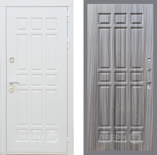 Входная металлическая Дверь Рекс (REX) 8 Силк Сноу FL-33 Сандал грей в Электрогорске