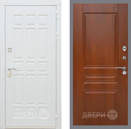 Входная металлическая Дверь Рекс (REX) 8 Силк Сноу FL-243 Итальянский орех в Электрогорске