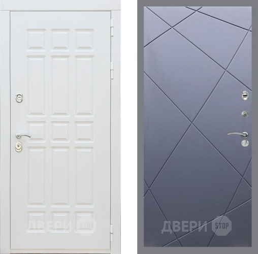 Входная металлическая Дверь Рекс (REX) 8 Силк Сноу FL-291 Силк титан в Электрогорске