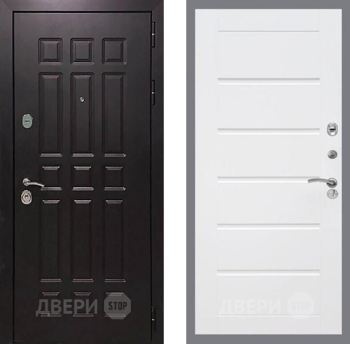 Входная металлическая Дверь Рекс (REX) 8 Сити Белый ясень в Электрогорске
