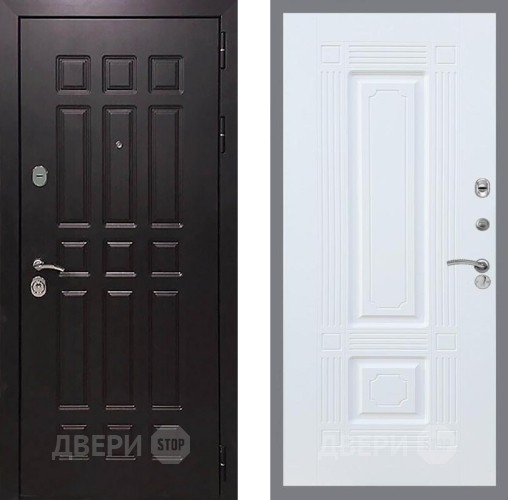 Входная металлическая Дверь Рекс (REX) 8 FL-2 Силк Сноу в Электрогорске