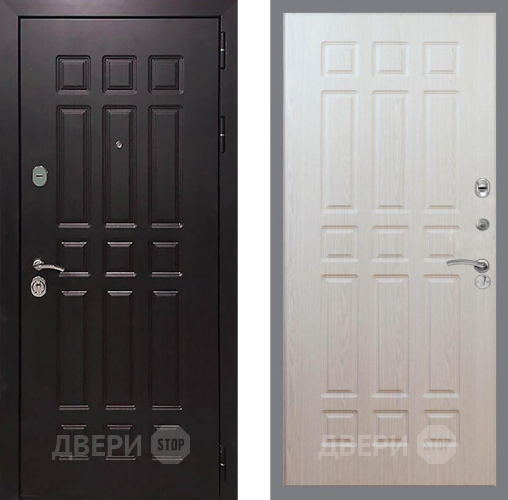 Входная металлическая Дверь Рекс (REX) 8 FL-33 Беленый дуб в Электрогорске