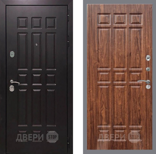 Входная металлическая Дверь Рекс (REX) 8 FL-33 орех тисненый в Электрогорске