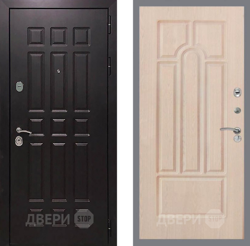 Входная металлическая Дверь Рекс (REX) 8 FL-58 Беленый дуб в Электрогорске