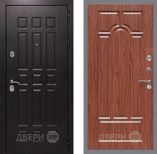 Входная металлическая Дверь Рекс (REX) 8 FL-58 орех тисненый в Электрогорске