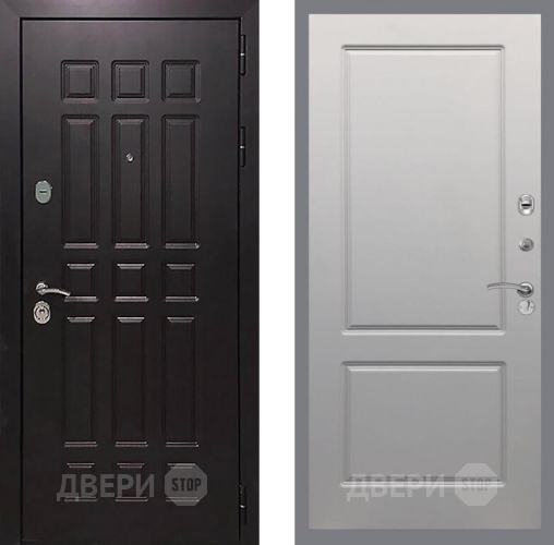 Входная металлическая Дверь Рекс (REX) 8 FL-117 Грей софт в Электрогорске
