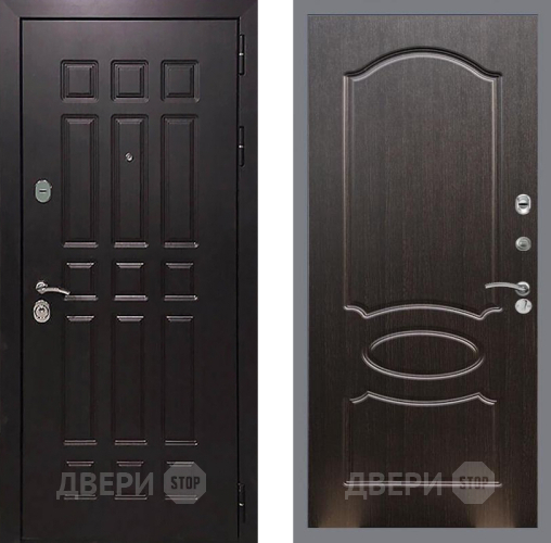 Входная металлическая Дверь Рекс (REX) 8 FL-128 Венге светлый в Электрогорске