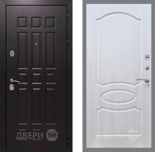 Входная металлическая Дверь Рекс (REX) 8 FL-128 Лиственница беж в Электрогорске