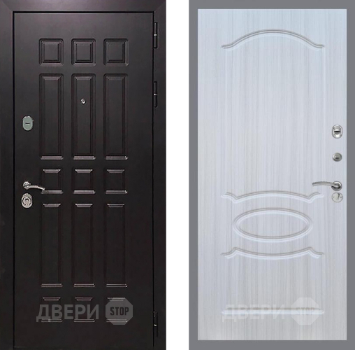 Входная металлическая Дверь Рекс (REX) 8 FL-128 Сандал белый в Электрогорске