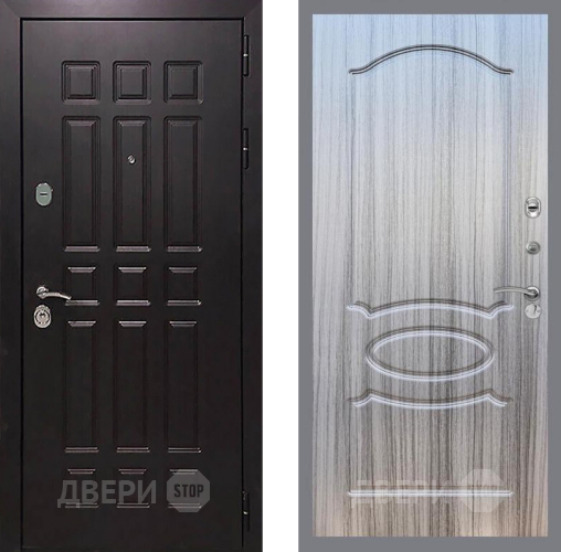 Входная металлическая Дверь Рекс (REX) 8 FL-128 Сандал грей в Электрогорске