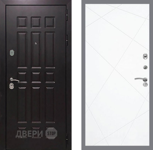 Входная металлическая Дверь Рекс (REX) 8 FL-291 Силк Сноу в Электрогорске