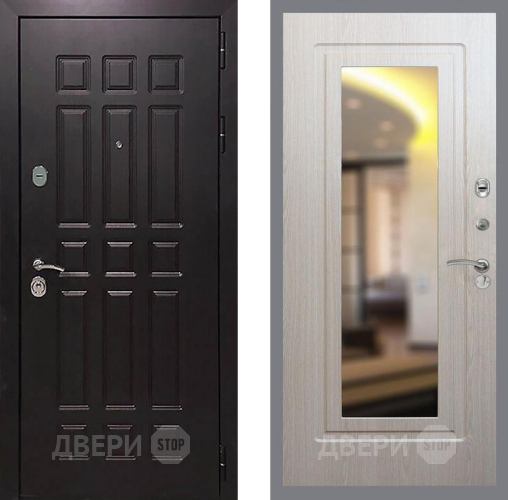Входная металлическая Дверь Рекс (REX) 8 FLZ-120 Беленый дуб в Электрогорске