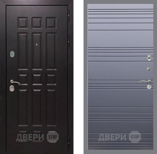 Входная металлическая Дверь Рекс (REX) 8 Line Силк титан в Электрогорске