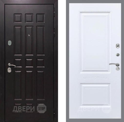 Входная металлическая Дверь Рекс (REX) 8 Смальта Силк Сноу в Электрогорске