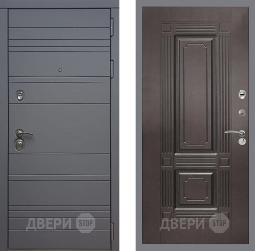 Входная металлическая Дверь Рекс (REX) 14 силк титан FL-2 Венге в Электрогорске