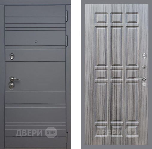 Входная металлическая Дверь Рекс (REX) 14 силк титан FL-33 Сандал грей в Электрогорске