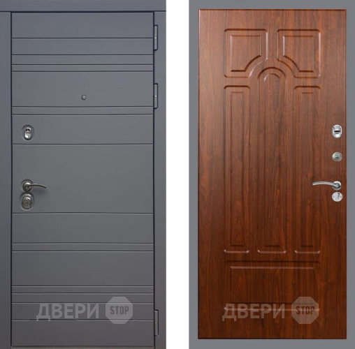 Входная металлическая Дверь Рекс (REX) 14 силк титан FL-58 Морёная берёза в Электрогорске
