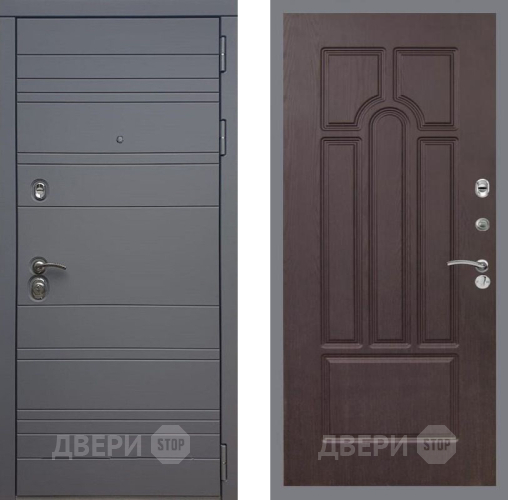 Входная металлическая Дверь Рекс (REX) 14 силк титан FL-58 Венге в Электрогорске