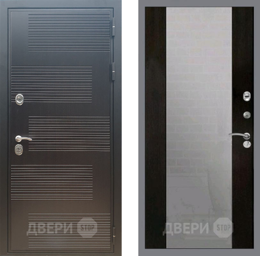 Входная металлическая Дверь Рекс (REX) премиум 185 СБ-16 Зеркало Венге в Электрогорске