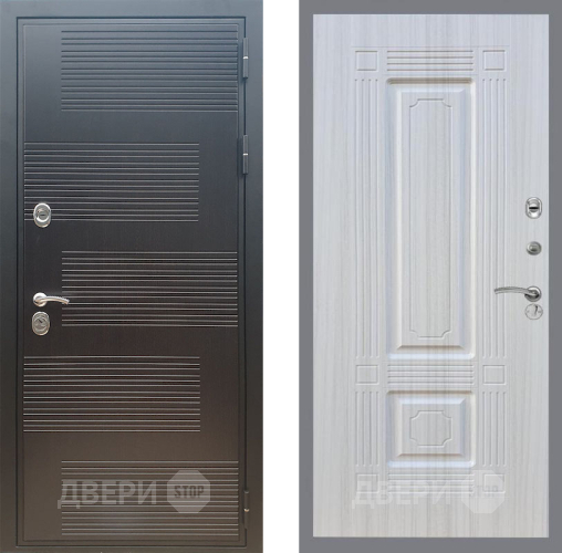 Входная металлическая Дверь Рекс (REX) премиум 185 FL-2 Сандал белый в Электрогорске