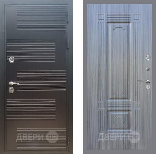 Входная металлическая Дверь Рекс (REX) премиум 185 FL-2 Сандал грей в Электрогорске