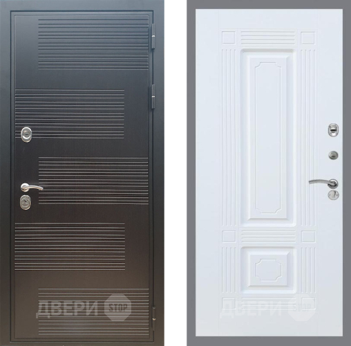 Входная металлическая Дверь Рекс (REX) премиум 185 FL-2 Силк Сноу в Электрогорске