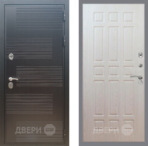 Входная металлическая Дверь Рекс (REX) премиум 185 FL-33 Беленый дуб в Электрогорске
