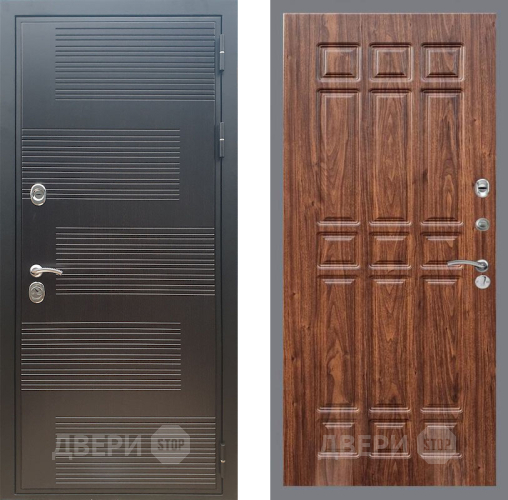 Дверь Рекс (REX) премиум 185 FL-33 орех тисненый в Электрогорске