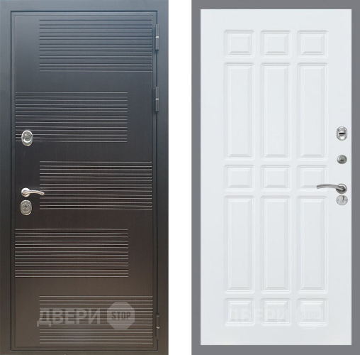 Входная металлическая Дверь Рекс (REX) премиум 185 FL-33 Силк Сноу в Электрогорске