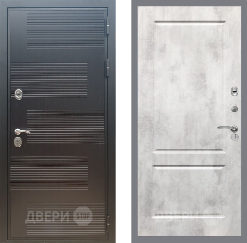 Входная металлическая Дверь Рекс (REX) премиум 185 FL-117 Бетон светлый в Электрогорске