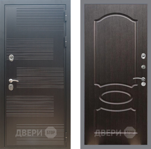Входная металлическая Дверь Рекс (REX) премиум 185 FL-128 Венге светлый в Электрогорске