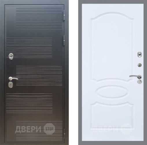 Входная металлическая Дверь Рекс (REX) премиум 185 FL-128 Силк Сноу в Электрогорске