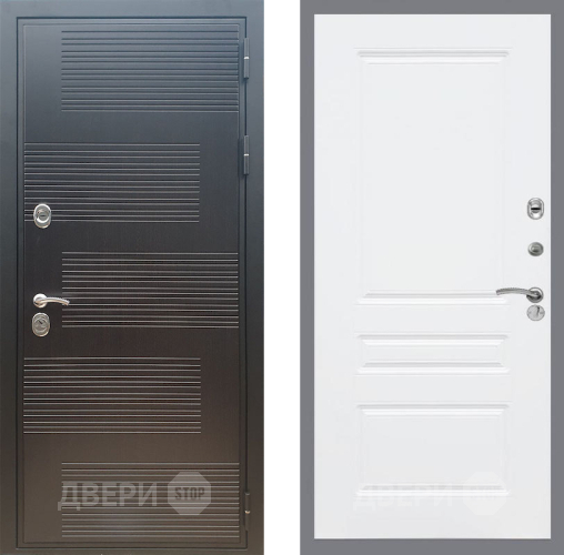 Входная металлическая Дверь Рекс (REX) премиум 185 FL-243 Силк Сноу в Электрогорске