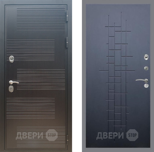 Входная металлическая Дверь Рекс (REX) премиум 185 FL-289 Ясень черный в Электрогорске