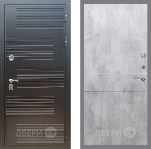 Входная металлическая Дверь Рекс (REX) премиум 185 FL-290 Бетон светлый в Электрогорске