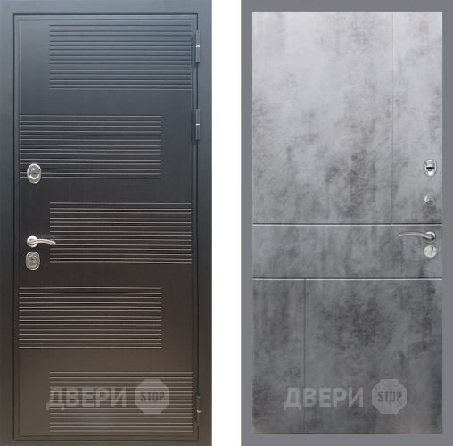 Входная металлическая Дверь Рекс (REX) премиум 185 FL-290 Бетон темный в Электрогорске