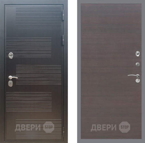 Входная металлическая Дверь Рекс (REX) премиум 185 GL венге поперечный в Электрогорске