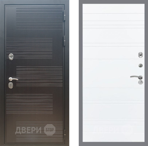 Входная металлическая Дверь Рекс (REX) премиум 185 Line Силк Сноу в Электрогорске