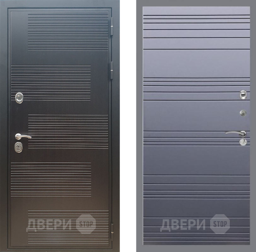 Входная металлическая Дверь Рекс (REX) премиум 185 Line Силк титан в Электрогорске
