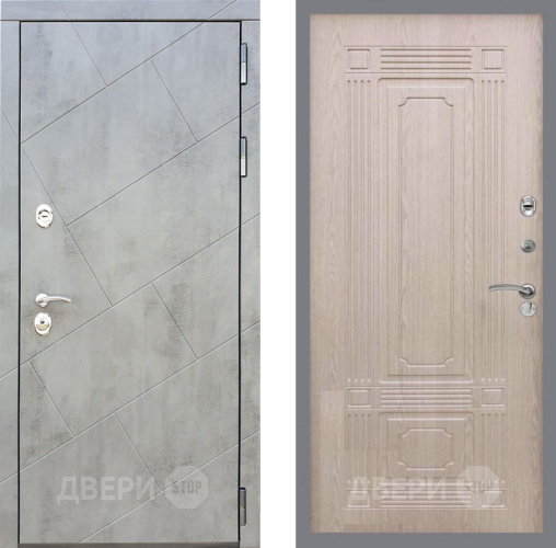 Входная металлическая Дверь Рекс (REX) 22 FL-2 Беленый дуб в Электрогорске