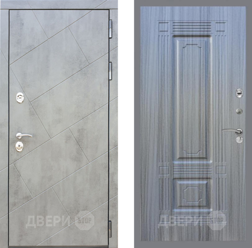Входная металлическая Дверь Рекс (REX) 22 FL-2 Сандал грей в Электрогорске