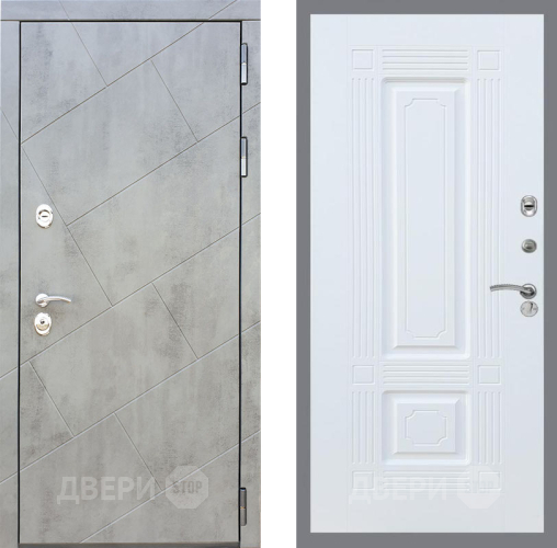 Входная металлическая Дверь Рекс (REX) 22 FL-2 Силк Сноу в Электрогорске