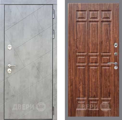 Входная металлическая Дверь Рекс (REX) 22 FL-33 орех тисненый в Электрогорске